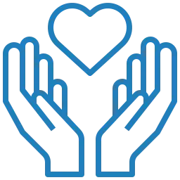 solidarity icon in blue
